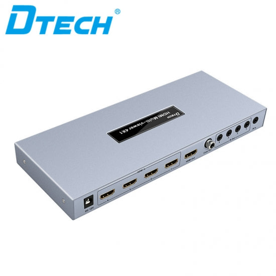 DTECH DT-7056 HDMI 4X1 Quad multi-viewer with IR DTECH DT-7056 HDMI 4X1 Quad multi-viewer with IR